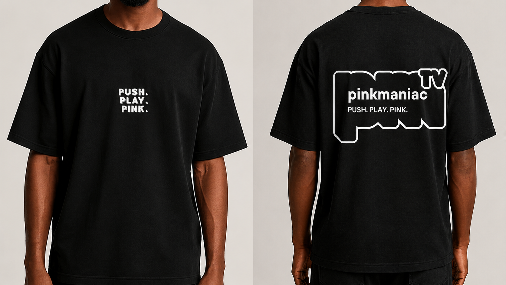 PinkManiacTV shirt productfoto
